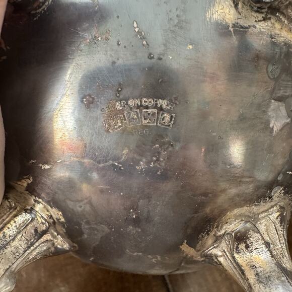 Birmingham Silver Company BSC Silver On Copper Pitcher - Picture 8 of 10